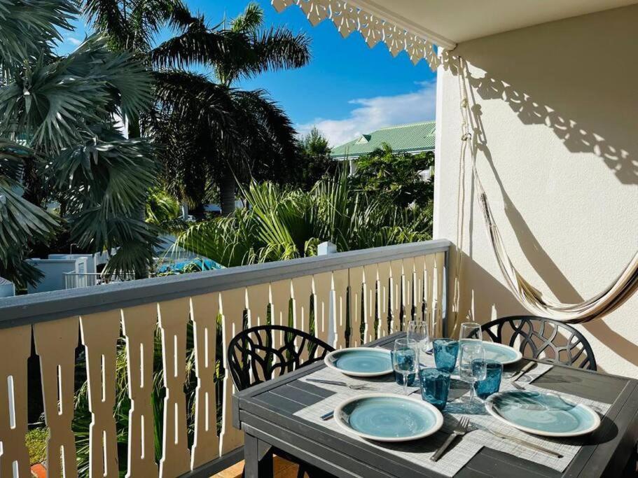 Le Palmier Bleu, Cocon Tropical, Plage & Piscine Anse Marcel Екстер'єр фото